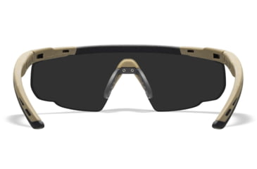 Image of Wiley X Saber Advanced, Matte Tan Frame, Clear/Smoke Grey/Light Rust Lens, 308T