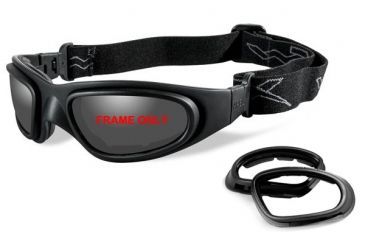 Image of Wiley X SG-1 Replacement Parts - Matte Black Frame w/ 2 Pair Lens Gaskets *NO LENS* SG-1FP2