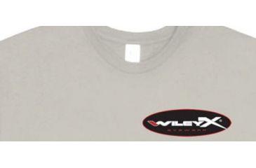 Image of Wiley X Skull T-Shirt with Short Sleeve, Grey