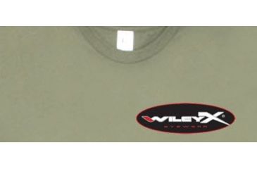 Image of Wiley X Men's Skull T-Shirt, Green