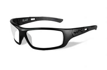Image of Wiley X Slay Prescription Sunglasses - Matte Black Frame ACSLA01