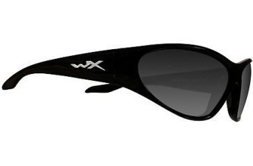 Image of Wiley X Stryker Rx Prescription Gloss Black Frame Sunglasses