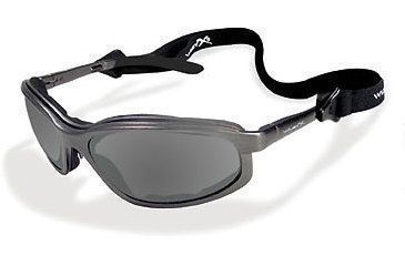 Image of Wiley X XL-3 Light Adjusting Grey Mirror / Brushed Gun Metal Sunglasses