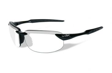 Image of Wiley X Tobi Progressive Prescription Sunglasses, Gloss Black Frame, ACTOB04FPR