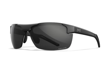 Image of Wiley X WX Prime Sunglasses, Matte Black Frame, Prime Captivate Grey Lens, ACPRM01