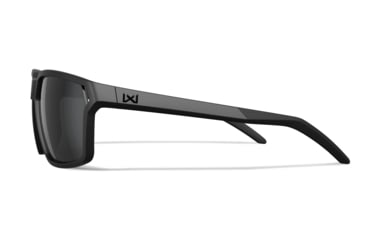Image of Wiley X WX Sierra Sunglasses, Matte Black Frame, Sierra Captivate Grey Lens, AC6SRA01