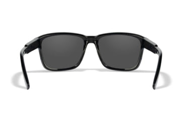 Image of Wiley X WX Trek Sunglasses, Matte Black Frame, Captivate Polarized Grey Lens, AC6TRK18