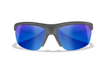 Image of Wiley X YF Swift Sunglasses, Graphite Frame, Blue Mirror Lens, YFSWF09