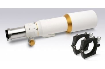 Image of William Optics Megrez 90 APO Fluorite Doublet Refractor Telescope Package w/ 2" CF Dielectric Diagonal, SLV 90 OD Mounting Rings, and Case M90FD-W-P