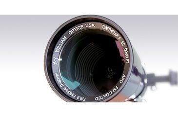 Image of William Optics ZenithStar 80mm II ED APO Doublet f/6.8 Refractor Telescope, Aluminum Case &amp; 1.25" CF Dielectric Diagonal ZS80-ED-125DI