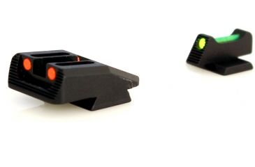 Image of Williams Gun Sight Self Defense Pistol Sights For Taurus Pro; PT111, PT140, PT145, PT 745, 24-7s, Green/Red, 70897