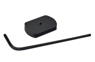 Image of Williams Gun Sight Aluminum Slot Blank, Black, 1951