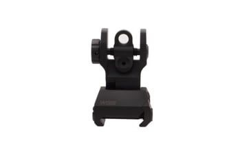Image of Williams Gun Sight Blackout Picatinny Rail Folding Sight, Rear, Black, 642967