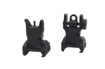 Image of Williams Gun Sight Blackout Picatinny Rail Folding Sight, Set, Black, 655133