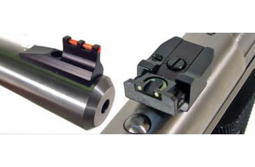 Image of Williams Gun Sight Target Pistol Sights For Ruger MK-II &amp; MK-III 6-7/8in Taper Barrel, Pre 2015, Green/Red, 70959