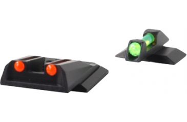 Image of Williams Gun Sight Self Defense Pistol Sights, Ruger LC9 &amp; LC380, Green/Red, 47499