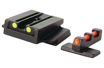 Image of Williams Gun Sight Self Defense Pistol Sights, S&amp;W M&amp;P, Green/Red, 70915