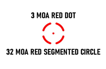 Image of Williams Gun Sight LRS Reflex Sights, 3 MOA Dot Reticle, Black, 616522