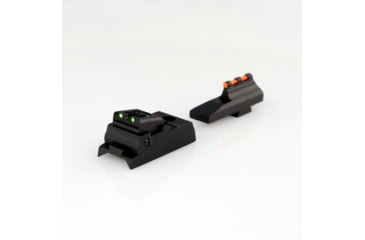 Image of Williams Gun Sight Muzzleloader Fire Sight Set, Thompson/Center with Octagon Barrel, Green/Red, 66654