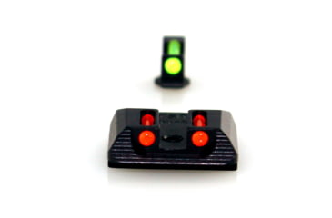 Image of Williams Gun Sight Self Defense Pistol Sights For Glock 17, 19, 22, 23, 24, 26, 27, 33, 34, 35, 37, 38, 39, Green/Red, 56359
