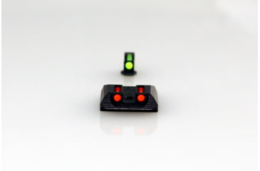 Image of Williams Gun Sight Self Defense Pistol Sights, Glock 17, 19, 22, 23, 24, 26, 27, 33, 34, 35, 37, 38, 39, Green/Red, 56359