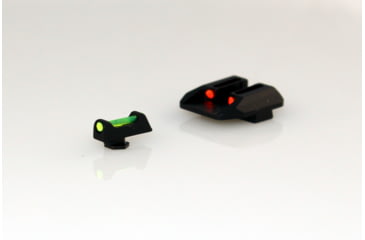 Image of Williams Gun Sight Self Defense Pistol Sights, Glock 17, 19, 22, 23, 24, 26, 27, 33, 34, 35, 37, 38, 39, Green/Red, 56359
