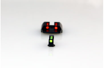 Image of Williams Gun Sight Self Defense Pistol Sights, Glock 17, 19, 22, 23, 24, 26, 27, 33, 34, 35, 37, 38, 39, Green/Red, 56359