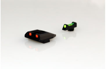 Image of Williams Gun Sight Self Defense Pistol Sights, Glock 17, 19, 22, 23, 24, 26, 27, 33, 34, 35, 37, 38, 39, Green/Red, 56359