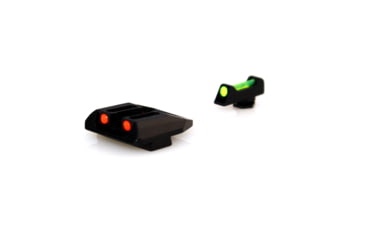 Image of Williams Gun Sight Self Defense Pistol Sights, Glock 17, 19, 22, 23, 24, 26, 27, 33, 34, 35, 37, 38, 39, Green/Red, 56359