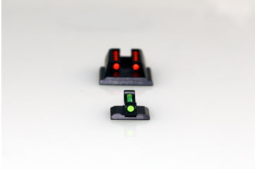 Image of Williams Gun Sight Self Defense Pistol Sights, Ruger LC9 &amp; LC380, Green/Red, 47499