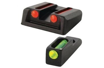 Image of Williams Gun Sight Self Defense Pistol Sights, S&amp;W SD9 &amp; 40VE, Green/Red, 70994, EDEMO1