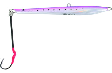 Image of Williamson Abyss Speed Jig, 9/0 Assist Hook, Sinking, Purple, 9oz, 8 1/4in, ASJ250PrpL