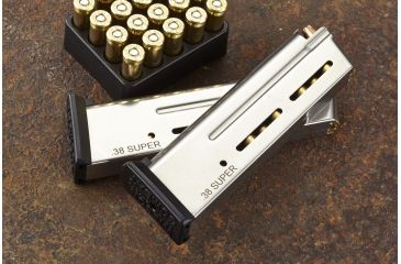 Image of Wilson Combat 1911 Elite Tactical Magazine, .38 Super, Full Size, 10 Round, ETM Base Pad 500-38S