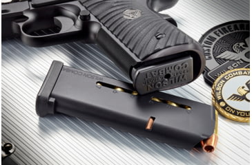 Image of Wilson Combat 1911 Elite Tactical Magazine, .45 ACP, CP, 7RD, ETM Base Pad, Black, 500-45C7B-7RD