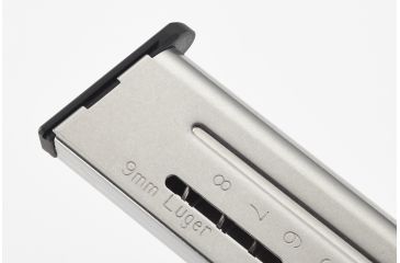 Image of Wilson Combat 1911 Elite Tactical Magazine, 9mm, Compact, 8 Round, Flush Fit Steel Base Pad 500-9C8