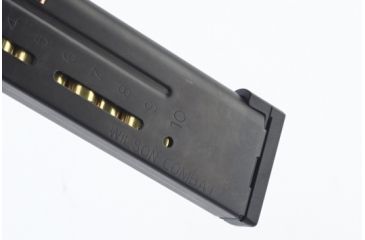 Image of Wilson Combat 1911 Elite Tactical Magazine, 9mm, Full-Size, 10 Round, Aluminum Base Pad, Black 500-9BA