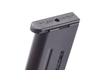 Image of Wilson Combat 1911 Elite Tactical Pistol Magazine, 9mm, Compact, 8-Round, Flush Fit Steel Base Pad, Blk Fluoropolymer 500-9C8B