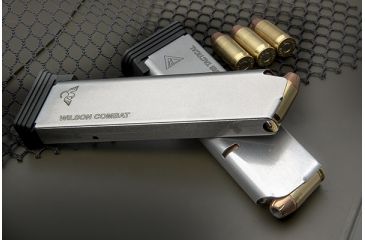 Image of Wilson Combat 1911 ETM-V, Vickers Duty Magazine, .45 ACP, Full-Size, 8 Round, Steel Base Pad 800