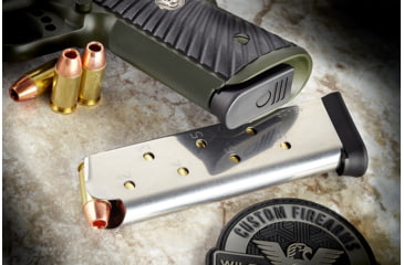 Image of Wilson Combat 1911 Full Size Magazine, .45 ACP, FS, 8 RD, Polymer Base Pad, Stainless Steel Tube, 930-45FS8-8RD