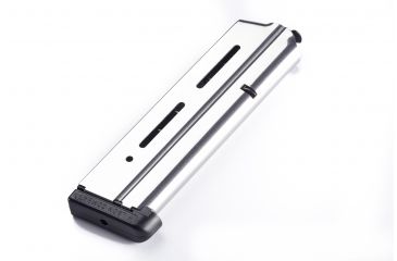 Image of Wilson Combat 1911 Magazine, 10mm, Full-Size, 9 Round, Standard Base Pad, Silver 47NX