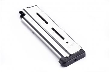 Image of Wilson Combat 1911 Magazine, 10mm, Full-Size, 9 Round, Standard Base Pad, Silver 47NX