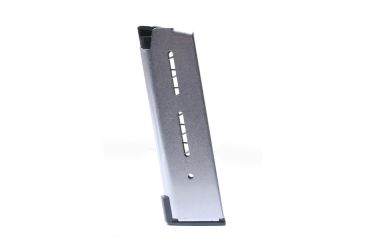 Image of Wilson Combat 1911 Magazine, .45 ACP, Compact, 8 Round, Lo-Profile OM Steel Base Pad, Silver 47DOX