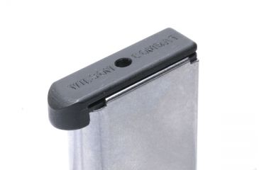 Image of Wilson Combat 1911 Magazine, .45 ACP, Full-Size, 7 Round, Lo-Profile Steel Base Pad, Silver 47C