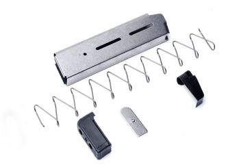 Image of Wilson Combat 1911 Magazine, .45 ACP, Full-Size, 8 Round, Extended Base Pad, Silver 47DE
