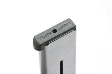 Image of Wilson Combat 1911 Magazine, .45 ACP HD, +P, Compact, 6 Round, Lo-Profile Steel Base Pad, Stainless 47OXC-HV