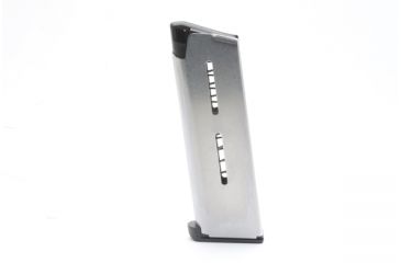 Image of Wilson Combat 1911 Magazine, .45 ACP HD, +P, Compact, 6 Round, Lo-Profile Steel Base Pad, Stainless 47OXC-HV