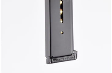 Image of Wilson Combat 1911 Magazine, Standard Base Pad, .45 ACP, FS, 8 RD, Black, 47-45FS8B-8RD