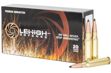 Image of Wilson Combat Lehigh Defense .308 Winchester 175 Grain Tipped Xtreme Chaos Brass Cased Rifle Ammo, 20 Rounds, LA308175TXC