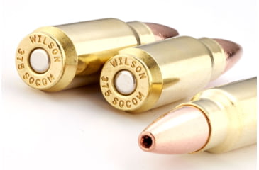 Image of Wilson Combat Barnes .375 SOCOM 235 Grain Tipped Triple-Shock X Brass Cased Pistol Ammo, 20 Round, A375-235-TSX-20RD