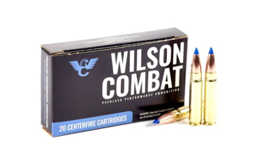Image of Wilson Combat Barnes 7.62x40mm Wilson Tactical 110 Grain Tipped Triple-Shock X Brass Cased Pistol Ammo, 20 Round, A762-110-TTSX-20RD